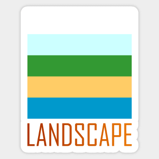 Landscape Sticker